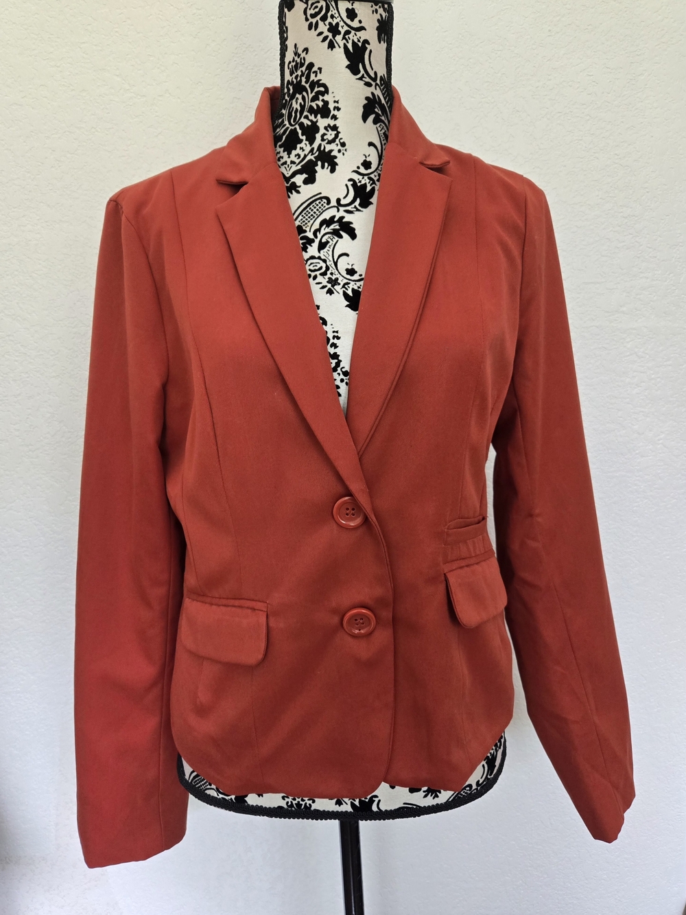 paper tee Women's Rust Orange Tailored Blazer